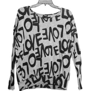 “LOVE” size M blouse